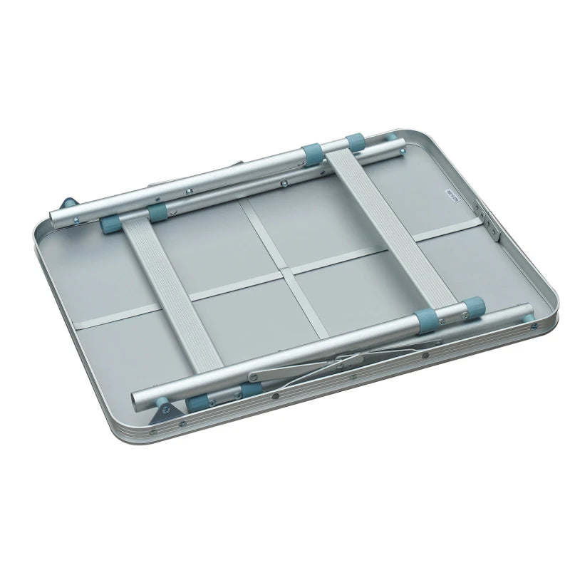 Outsunny Outdoor Patio Foldable Picnic Table 60L x 45W x 64H (cm), Silver