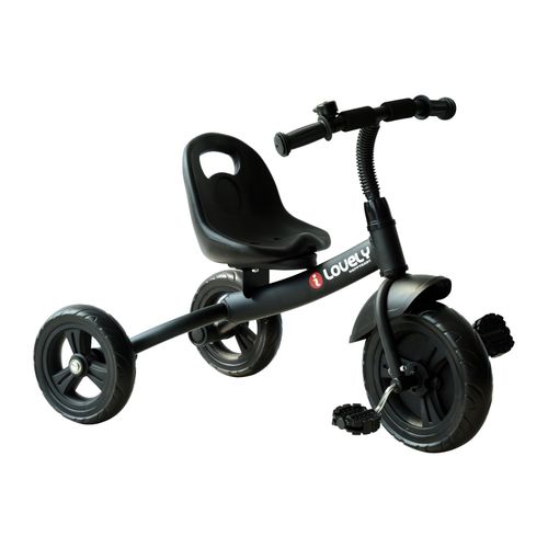 Baby Kids Children Toddler Tricycle Ride on Trike with 3 Wheels | HOMCOM Black