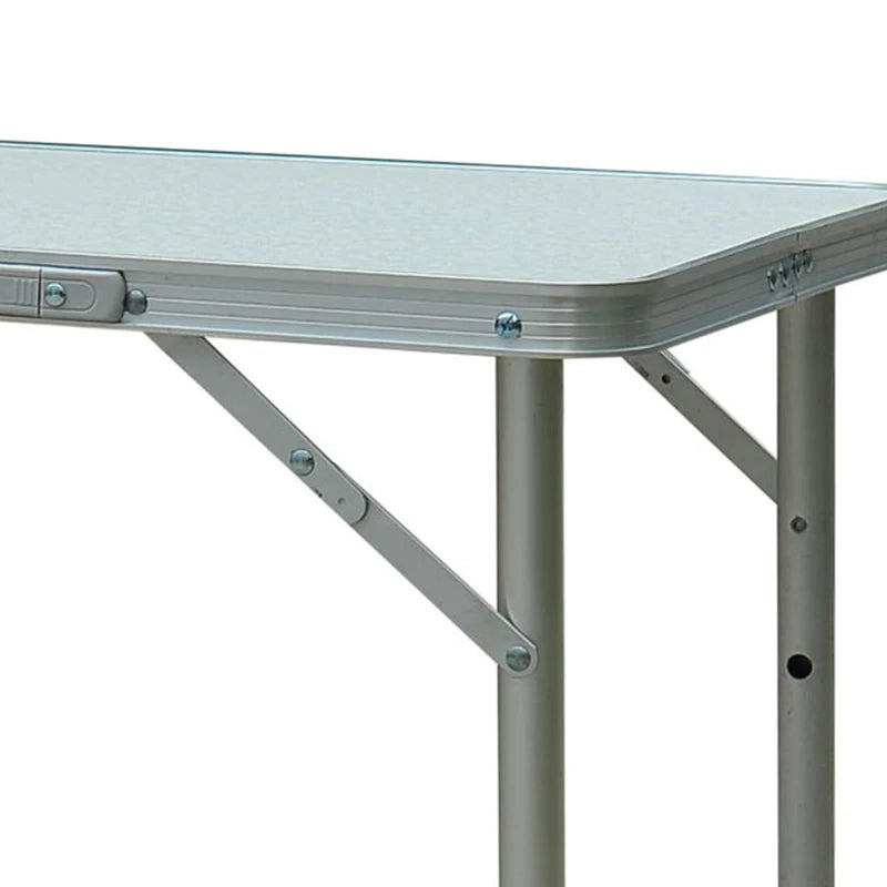 Outsunny Outdoor Patio Foldable Picnic Table 60L x 45W x 64H (cm), Silver