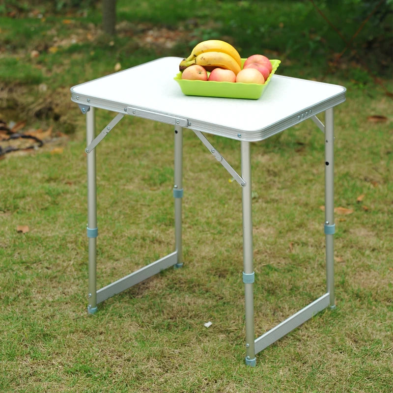 Outsunny Outdoor Patio Foldable Picnic Table 60L x 45W x 64H (cm), Silver