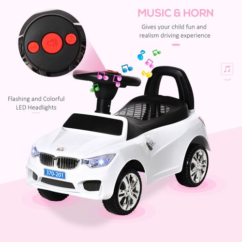 Homcom Ride on Car Baby Toddler Foot to Floor Sliding Car | 18-36 Months White