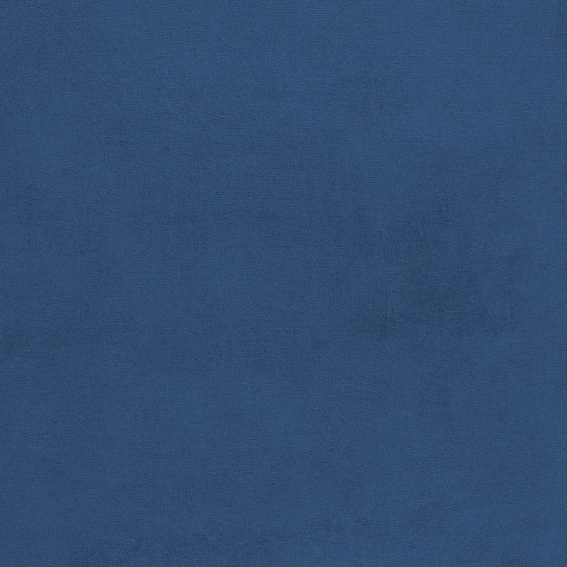 HOMCOM Velvet-Feel Storage Ottoman with Footpads and Thick Sponge Padding, Blue